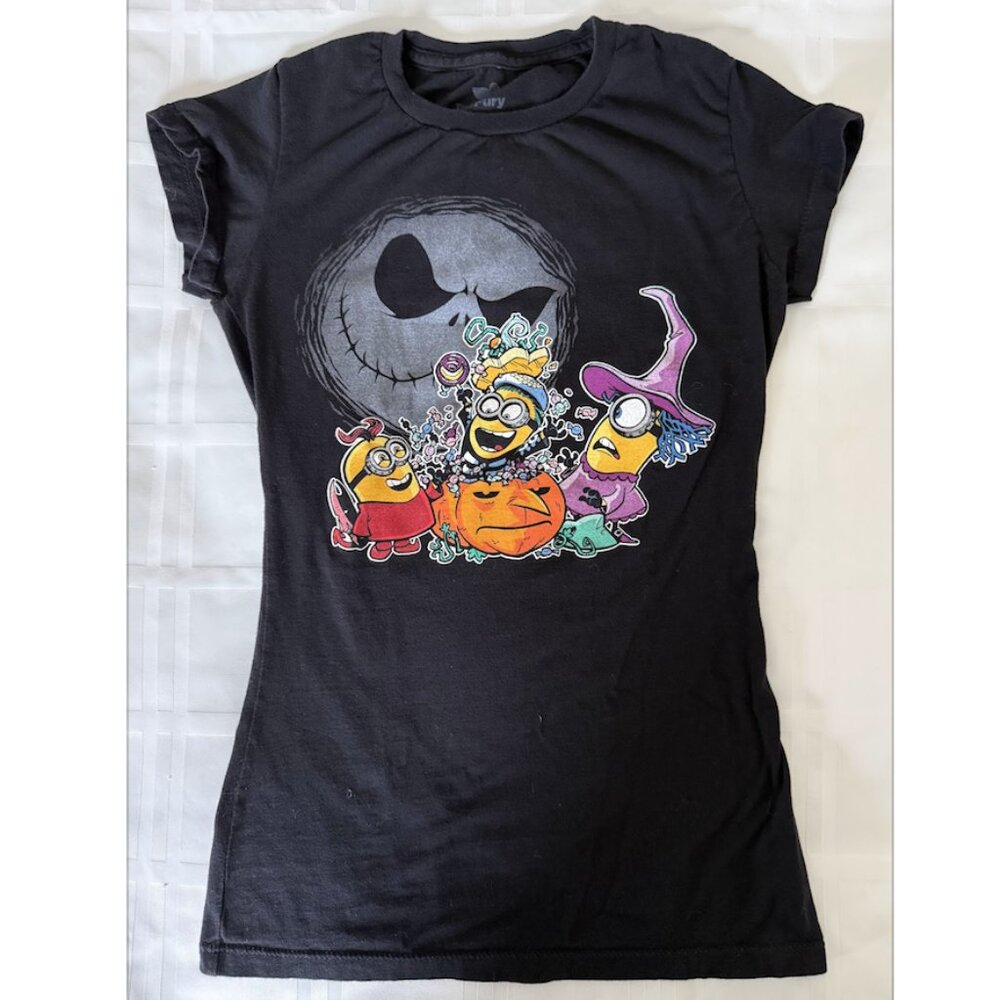5/$15 SALE! Teefury Despicable Minions Nightmare Christmas Halloween Tee T-shirt